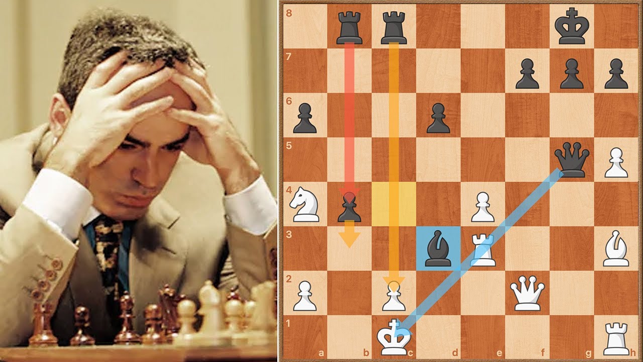 💊 Garry Kasparov ATACA en Ajedrez como LUNÁTICO y destroza a Caruana