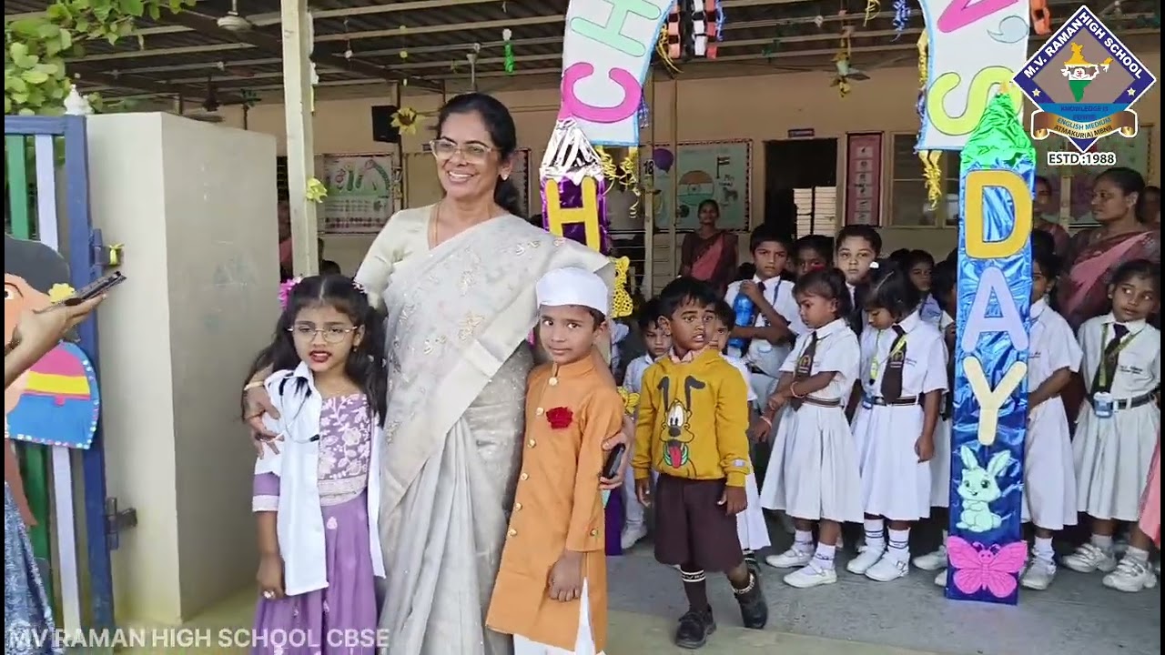 CHILDRENS DAY CELEBRATION IN MV RAMAN HIGH SCHOOL CBSE #mvramanhighschool #childrensday 