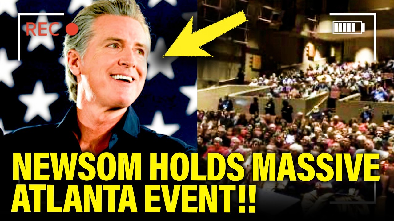 LIVE: Newsom Holds PACKED EVENT in ATLANTA!!!