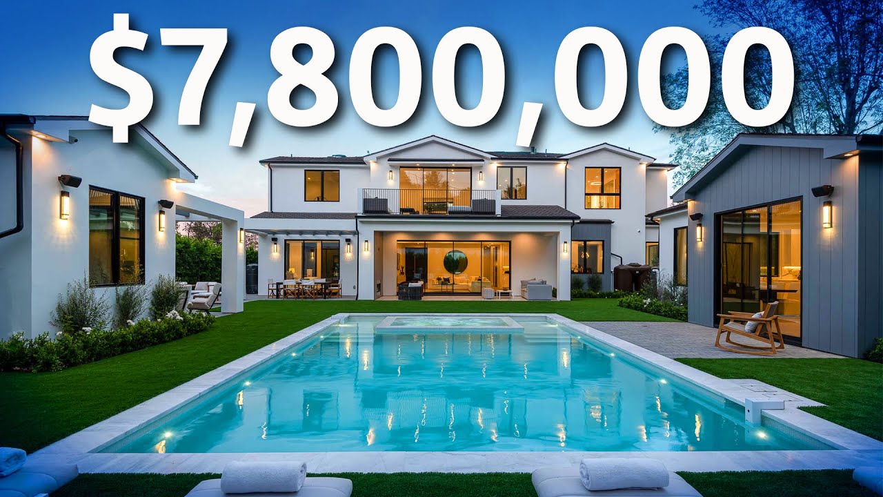INSIDE a $7,800,000 Los Angeles MODERN MANSION