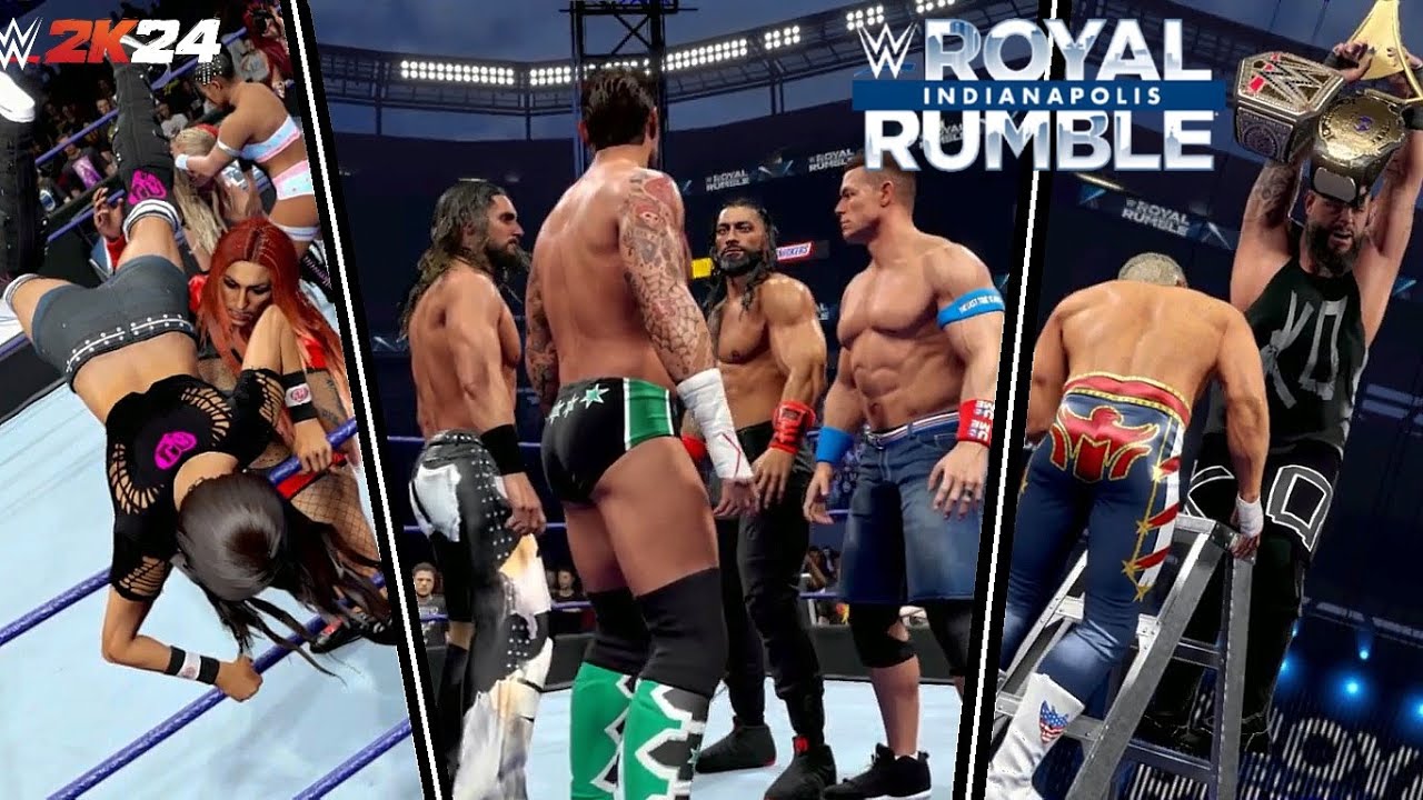 WWE 2K24: Royal Rumble 2025 Full Show Prediction Highlights! (Part 1)