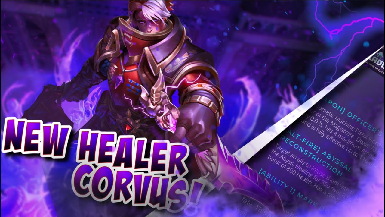 THE NEW CHAMPION CORVUS! | Paladins Darkness & Dragons Update | Paladins PTS | Valorant Closed Beta