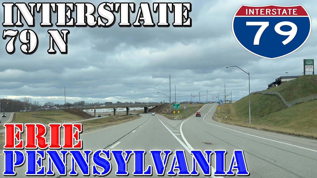 I-79 North - Erie - Pennsylvania - 4K Highway Drive