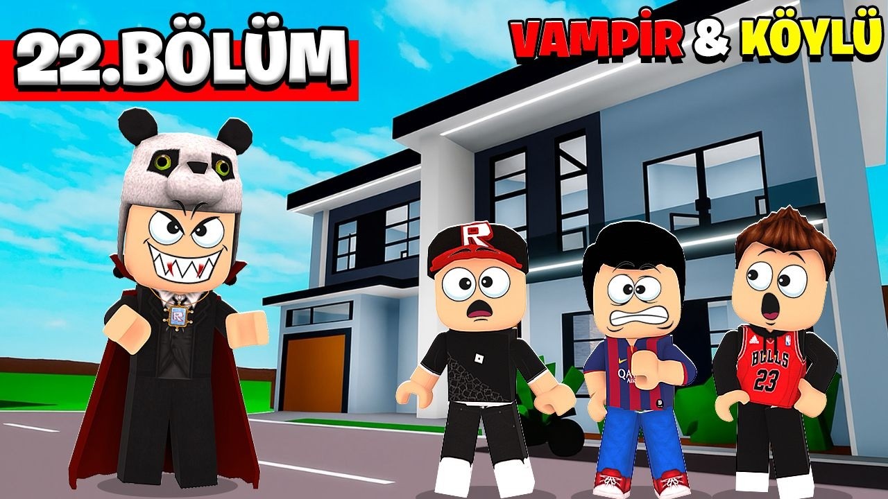 Yaramaz Kardeşler VAMPİR KÖYLÜ...22. Bölüm - ROBLOX BROOKHAVEN (Hikaye)