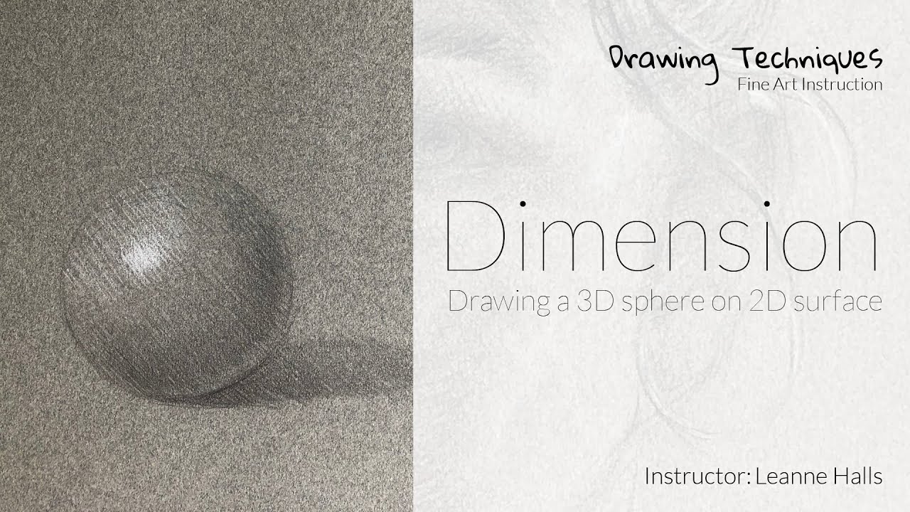 Drawing Technique - 01 - How to Draw a Sphere