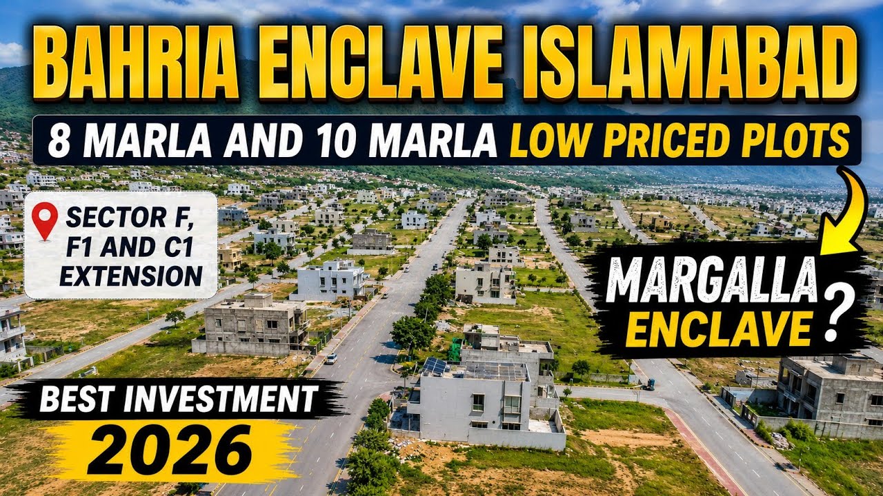 Bahria Enclave Islamabad 2026 | 8 & 10 Marla Low Price Plots | Best Investment? | Margalla Enclave