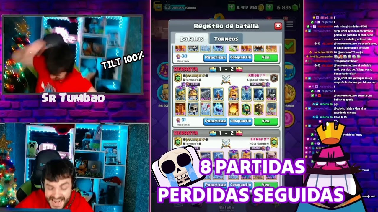 11 MIN DE TILTEOS DE SRTUMBAO EN CR | DIRECTO TILTEANTE 🤬😡