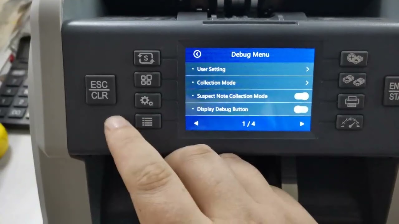 How to Collect Suspected Banknotes with BC-55 Money Counter Machine