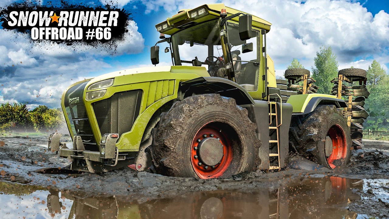 SNOWRUNNER #66: Mit dem XERION auf dem nassen Acker | OFFROAD Simulation