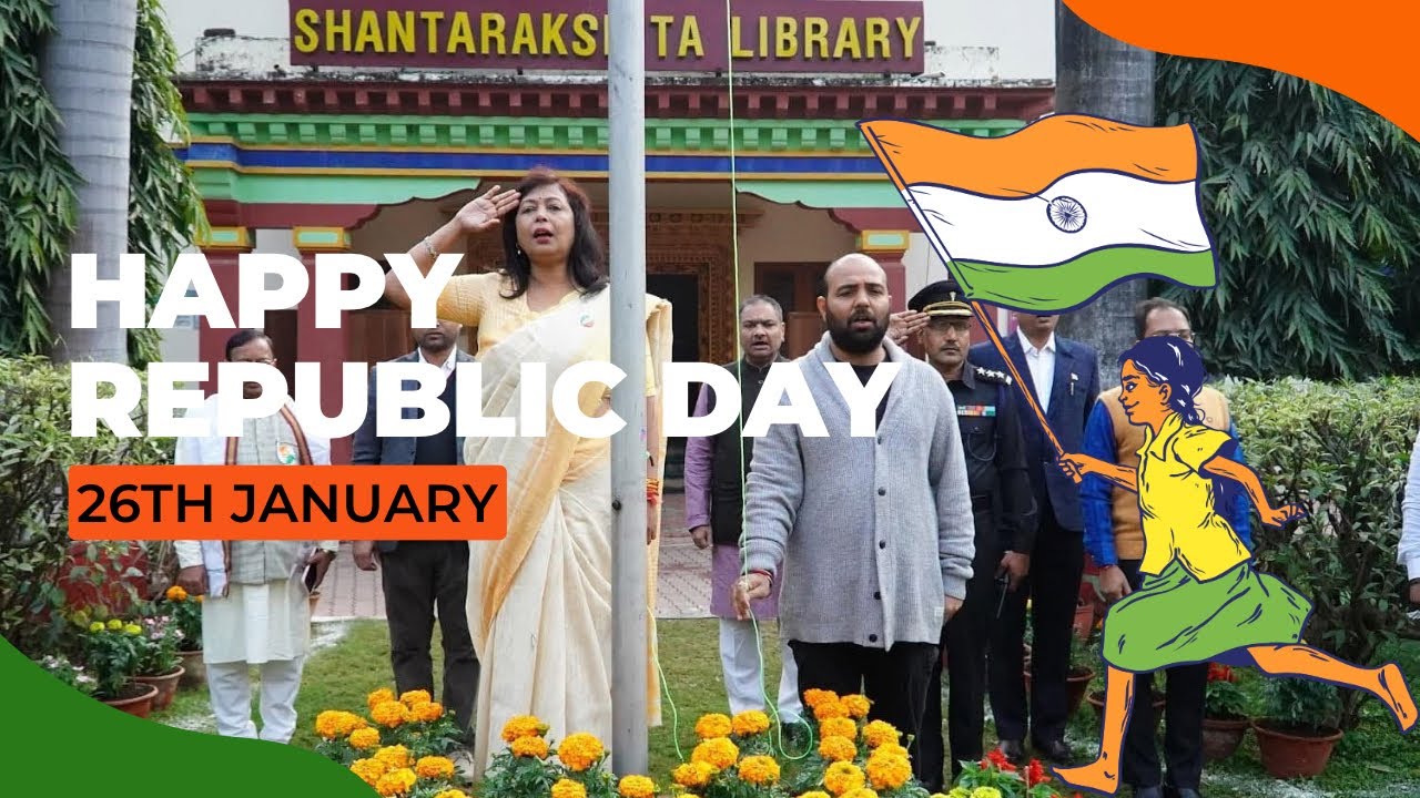 Happy 77th republic day ☺️🙏🏻#bhartmatakiji #india #republicday 