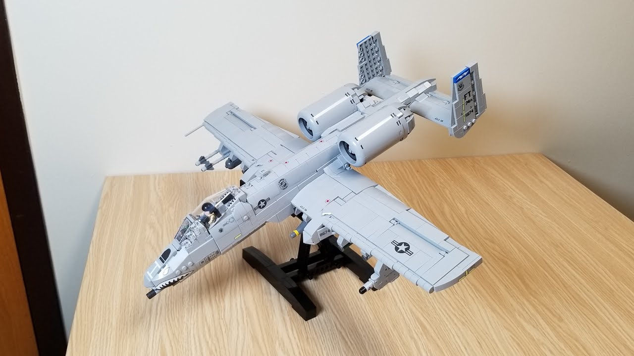 LEGO A-10 WARTHOG - BRICK VETERAN CUSTOM LEGO SET - REVIEW