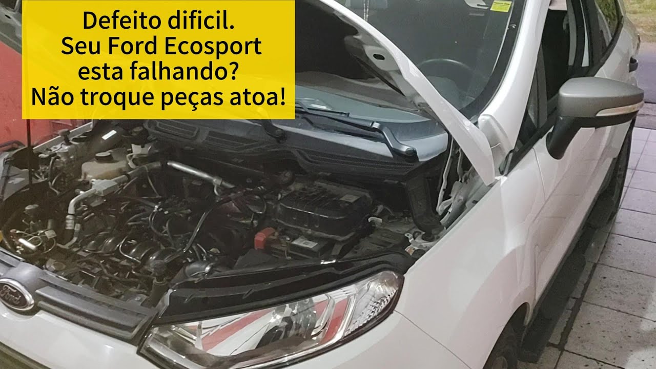 Engulhando dando cabeçada sem força falhando NEW FIESTA KA ECOSPORT 1.5 1.6  luz de injeção acesa!