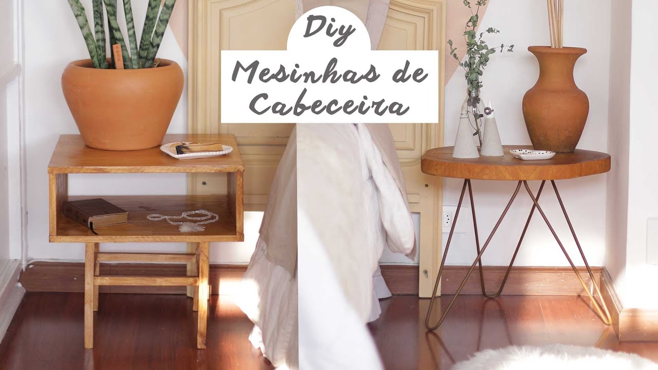 DIY Decorando meu Quarto 05   Mesa de Cabeceira   Boho Vibes!