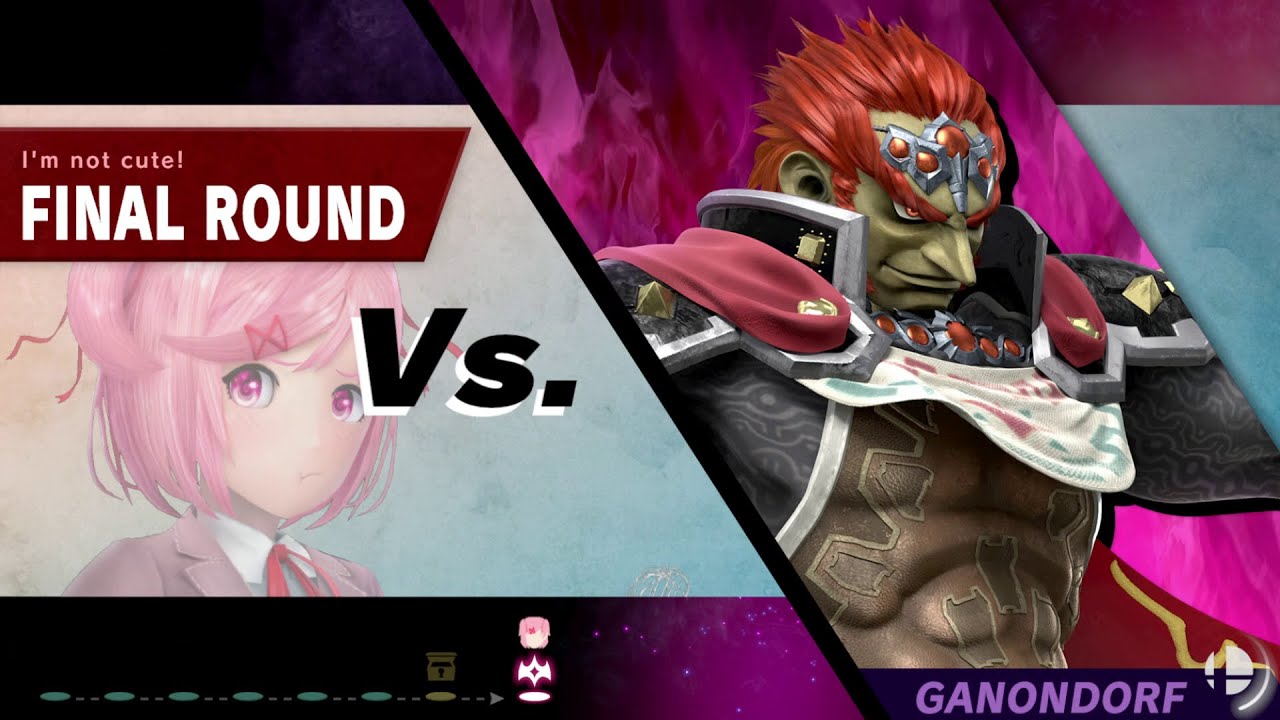 Natsuki (Zelda; Vanilla Fighters) vs Classic Mode 9.9 Difficulty SSBU Mods Quickie -By Taro1321