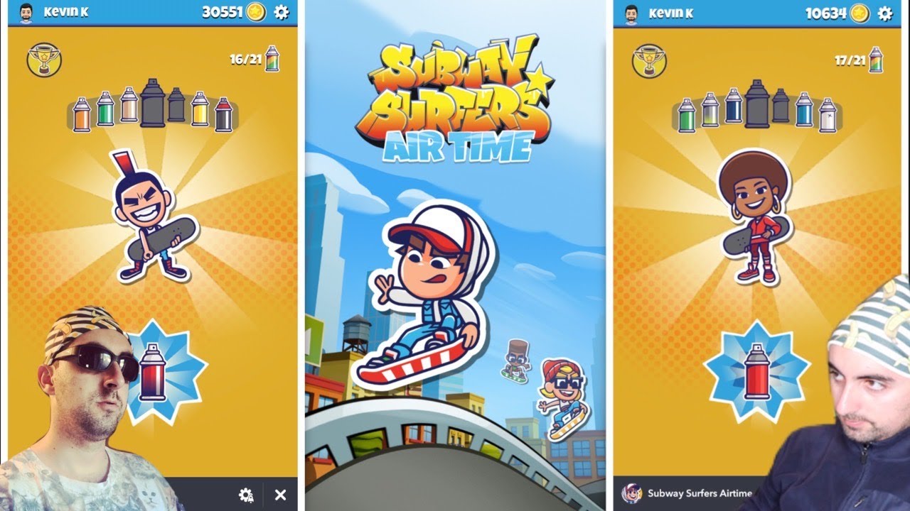 Unlocking Spike and Tricky on Subway Surfers Air Time!