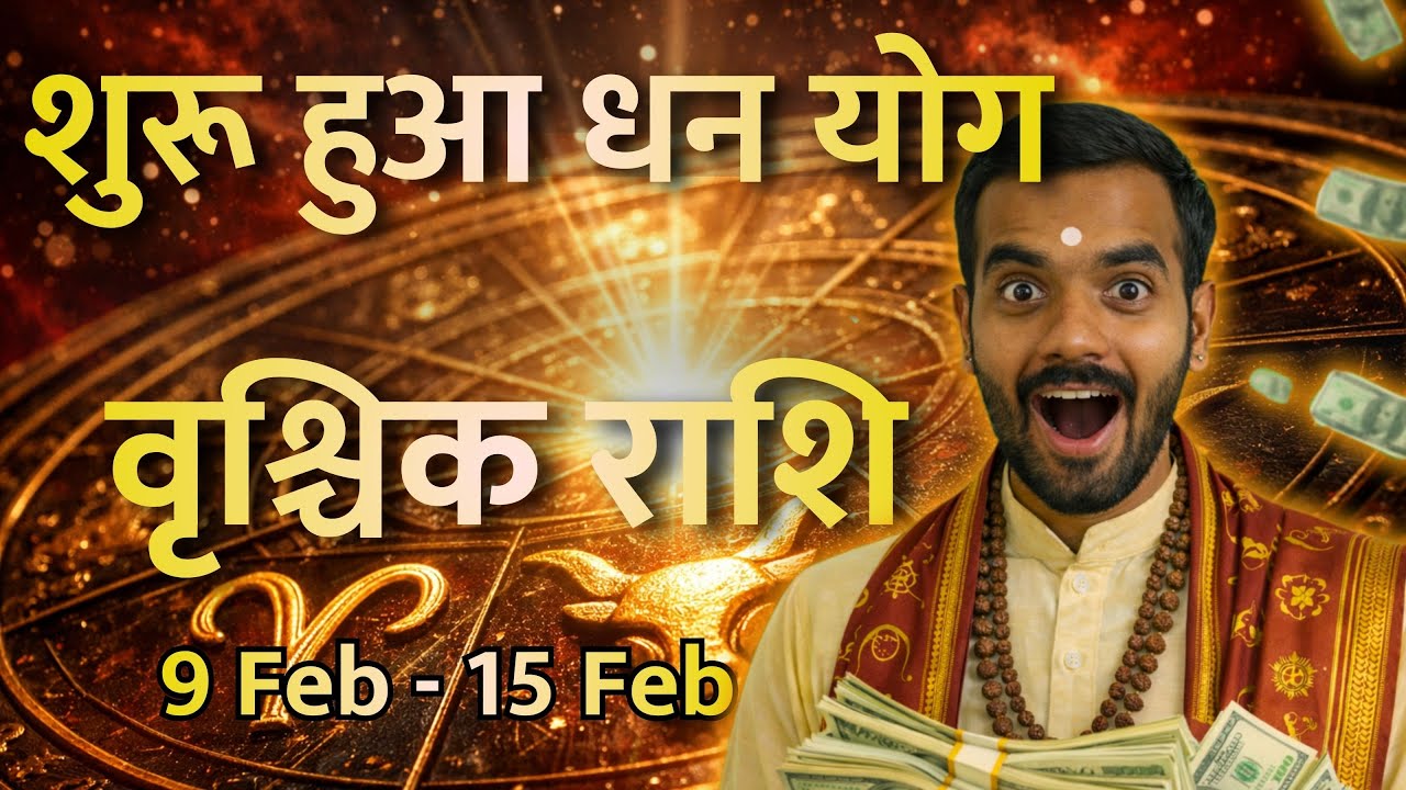 Weekly Horoscope | वृश्चिक राशि | 9 February – 15 February | लक्ष्मी नारायण योग