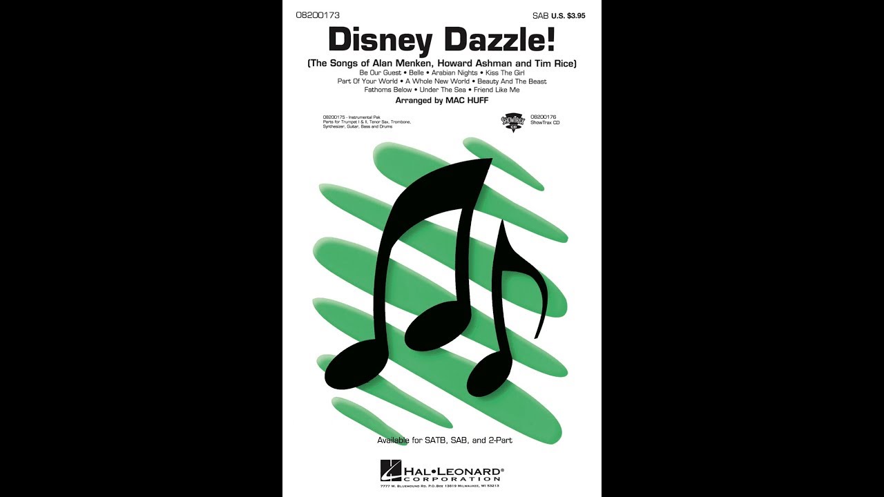 Disney Dazzle! (SAB Choir) - Arranged by Mac Huff