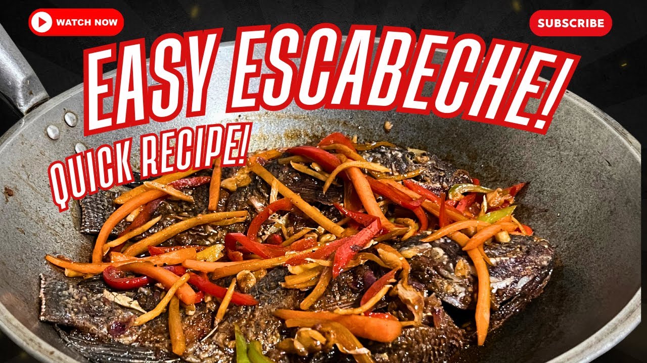 Easy Escabecheng Tilapia Recipe | Filipino Sweet & Sour Fish #tilapiarecipe  #PinoyRecipe