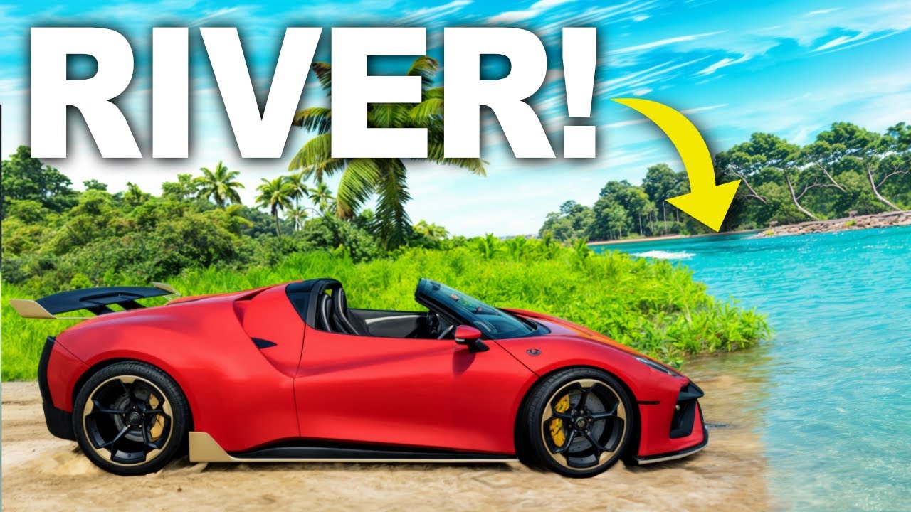 CARS vs EXTREME RIVER! - BeamNG