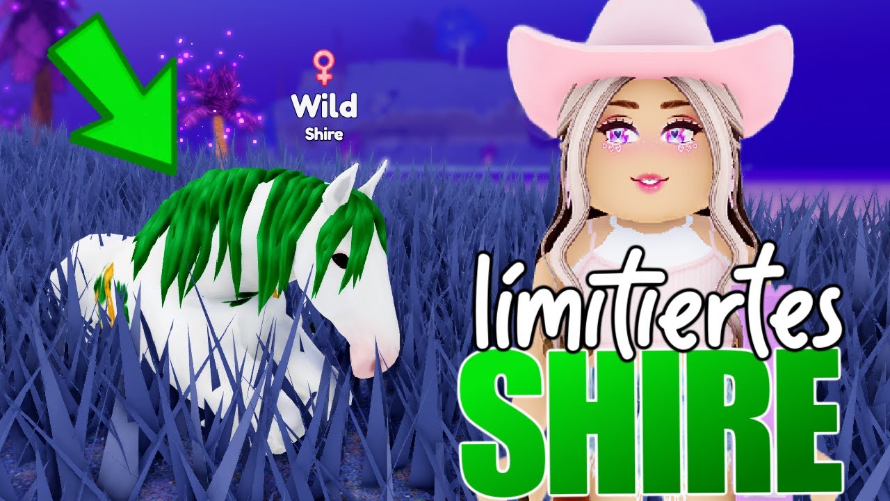 wir fangen das 🅽🅴🆄🅴 LIMITIERTE SHIRE HORSE 🦄💚 Wild Horse Islands 🌴 Roblox