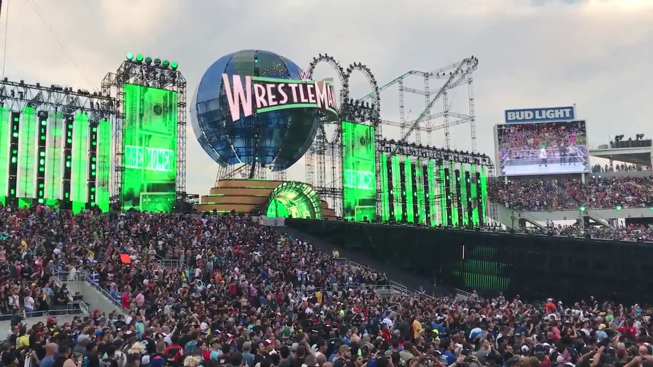 WRESTLEMANIA 33 Shane McMahon and AJ Styles entrance Live Reaction