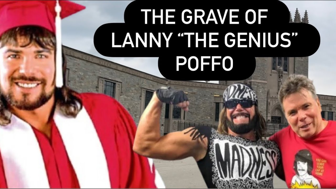 THE GRAVE OF LEAPING LANNY POFFO “THE GENIUS” WWF Superstar and Randy Macho Man Savage’s Brother 