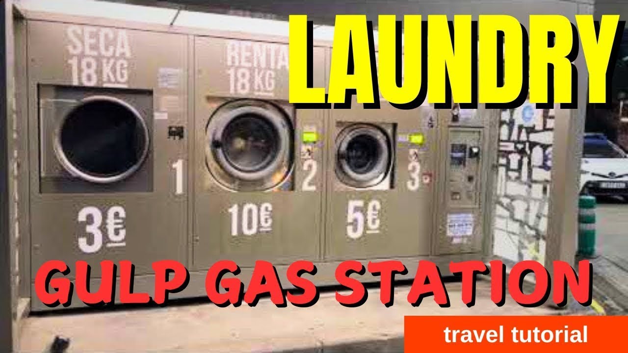 Yes, You Can Do Laundry at a Gas Station in Barcelona! 🚗🧺🇪🇸