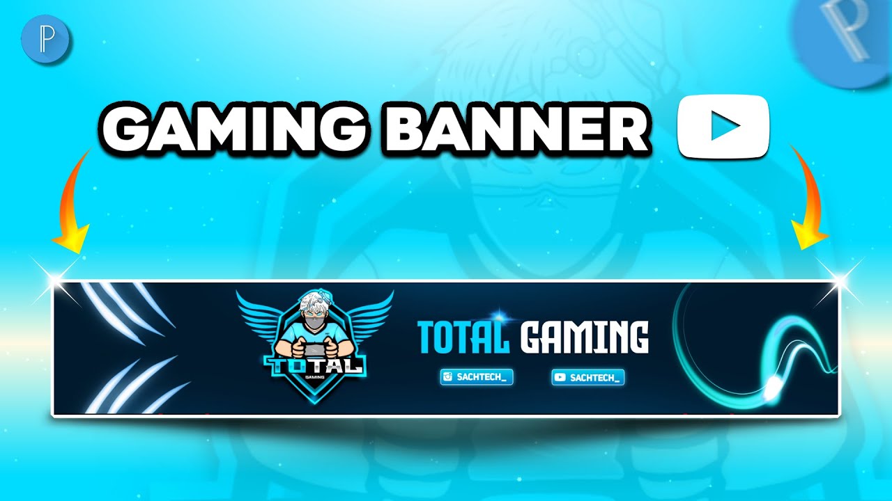 How to Make Youtube Channel Banner in Pixellab | Gaming Banner Tutorial | Gaming Banner