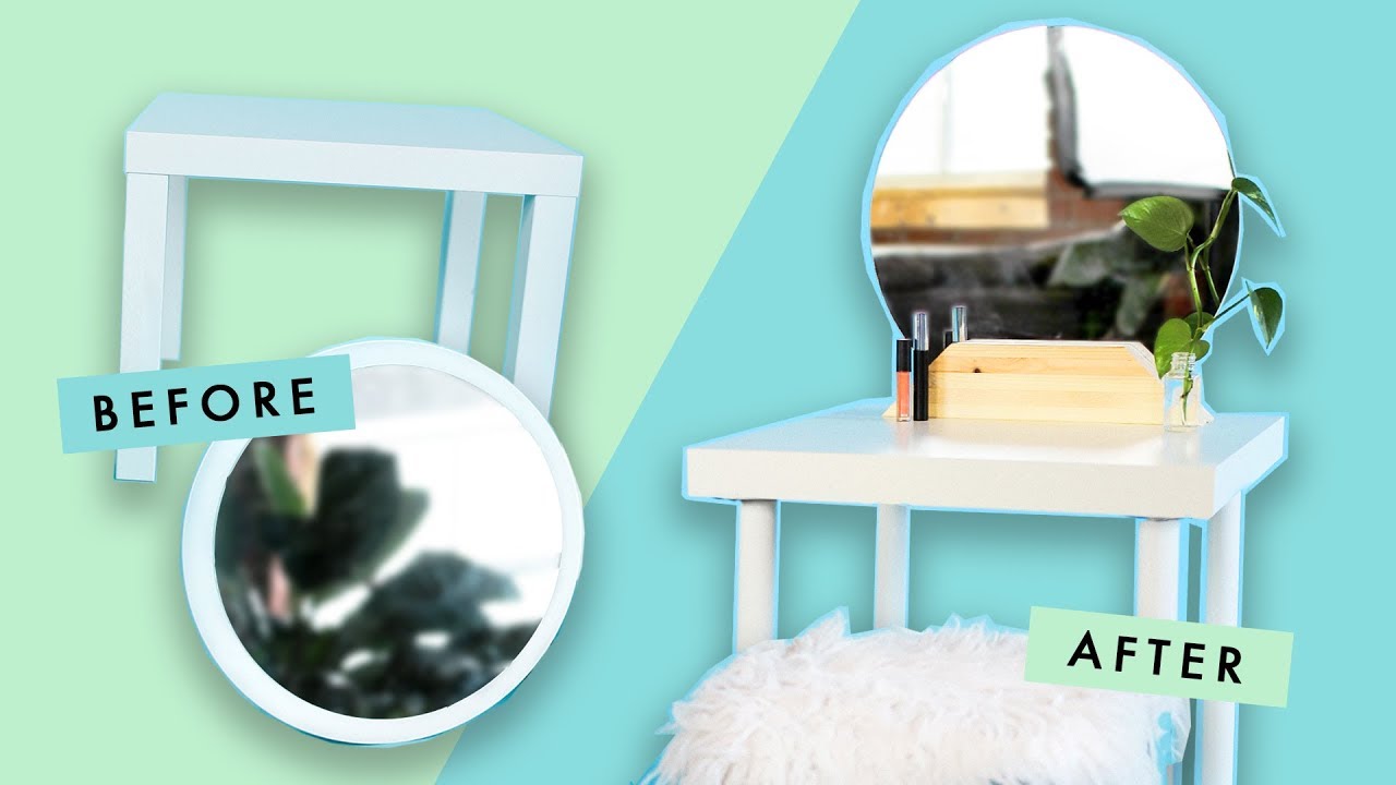 MINIMALIST VANITY IKEA UPCYCLE