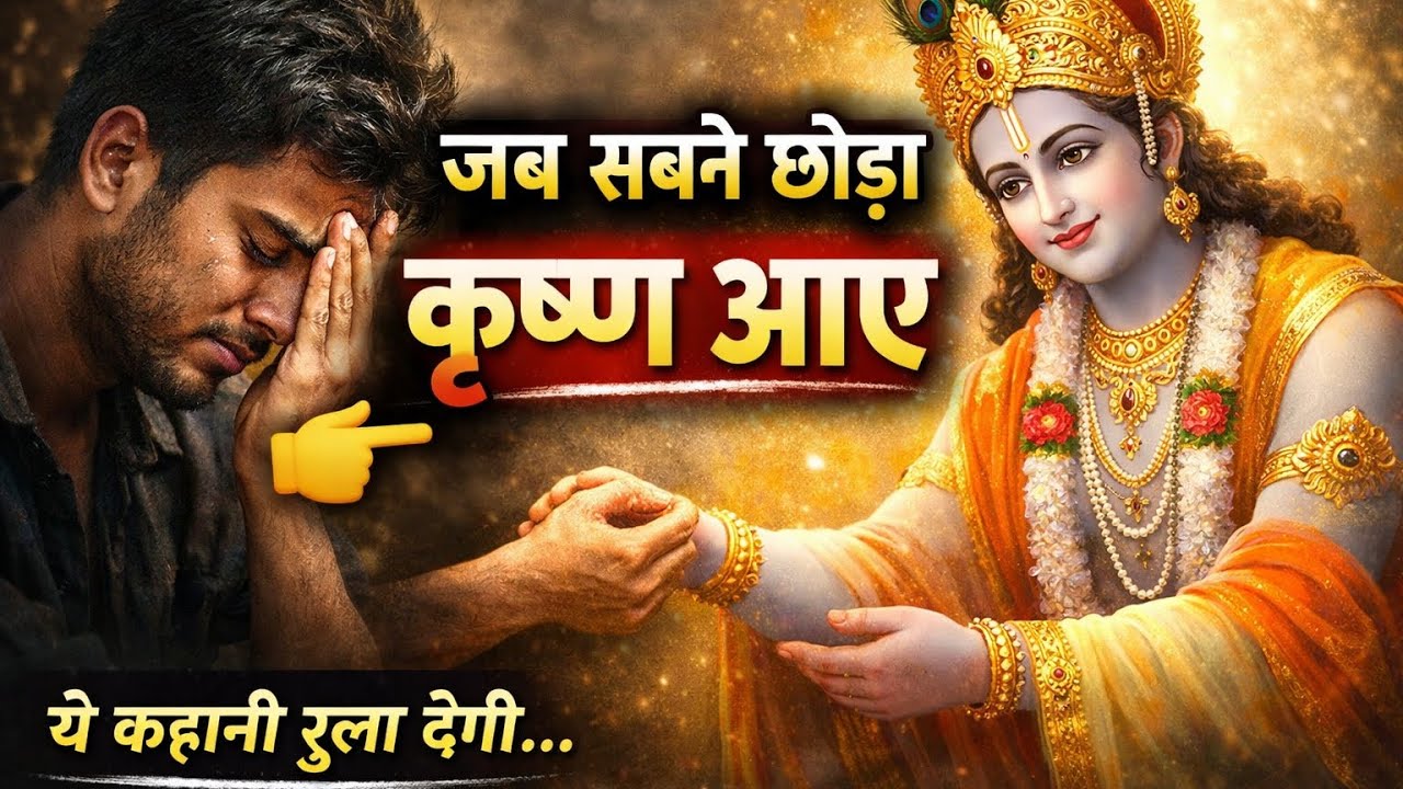 कृष्ण कहते हैं: जब तुम अकेले होते हो, तब मैं साथ होता हूँ | Jay shree Krishna 🙏