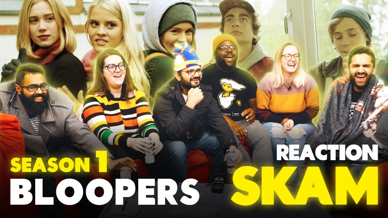 SKAM - Season 1 Bloopers - Group Reaction