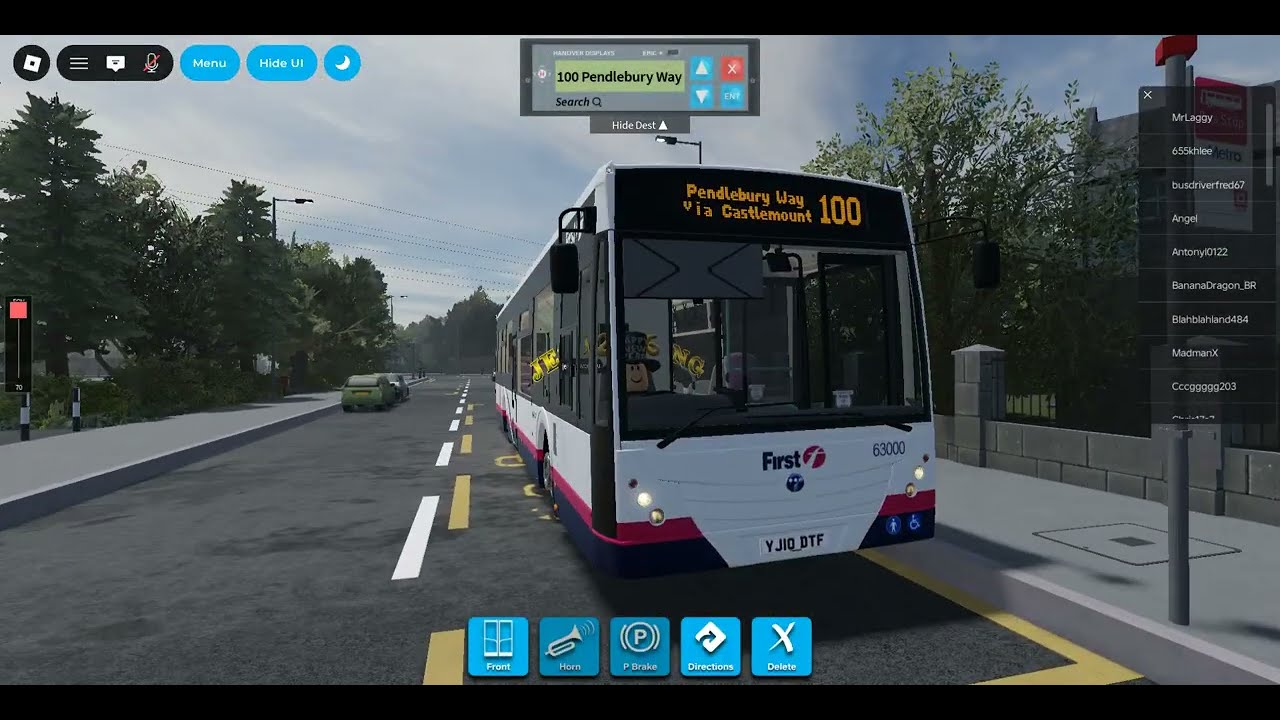 Roblox Bathwick Town route 100