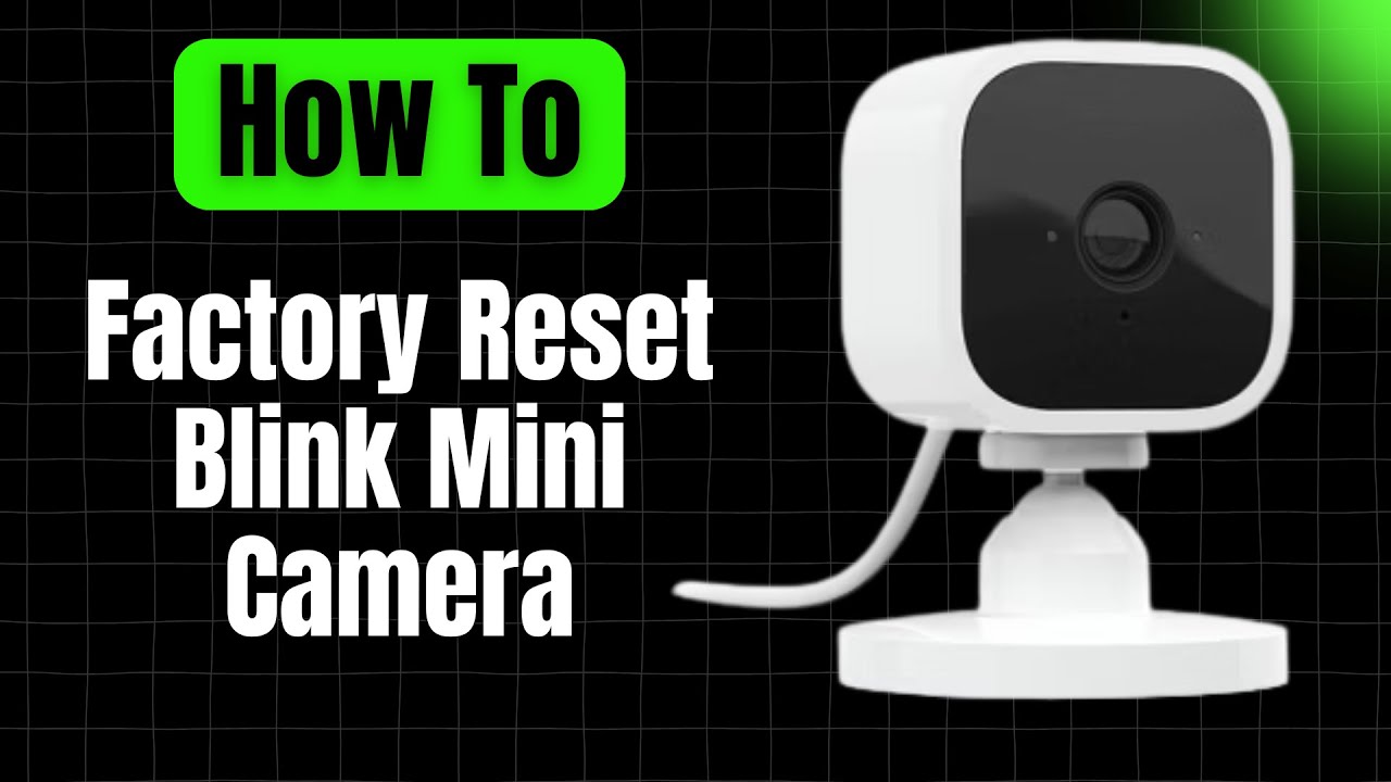 Как сбросить настройки камеры Blink Mini до заводских.