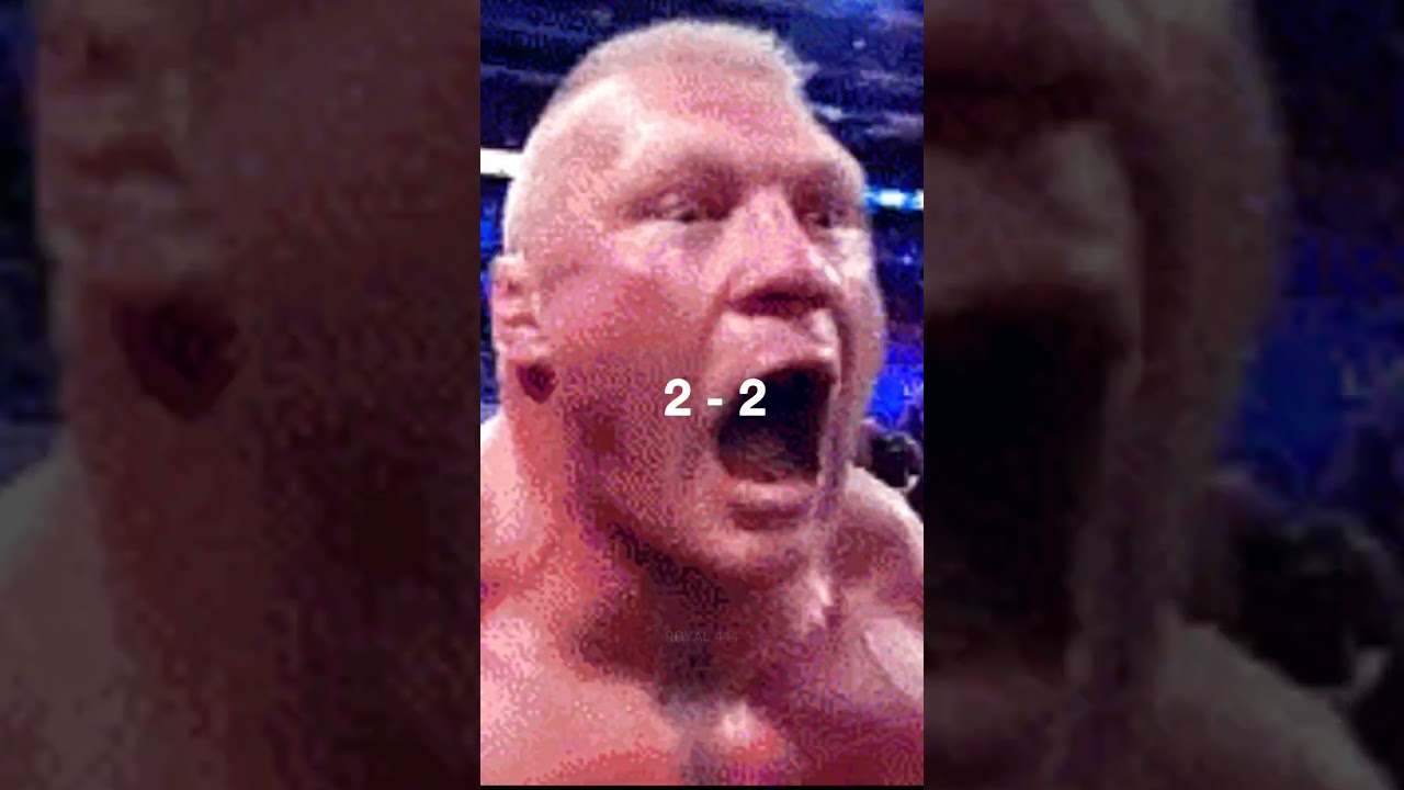 Roman Reigns vs Brock Lesnar