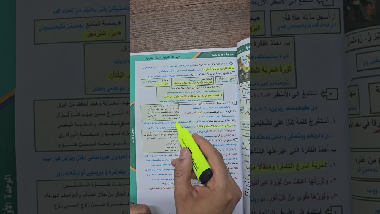 فيديويا  (٢٥) الصف(١٢ )الوحدة الأولى (تحليل نص نشيد الحرية)