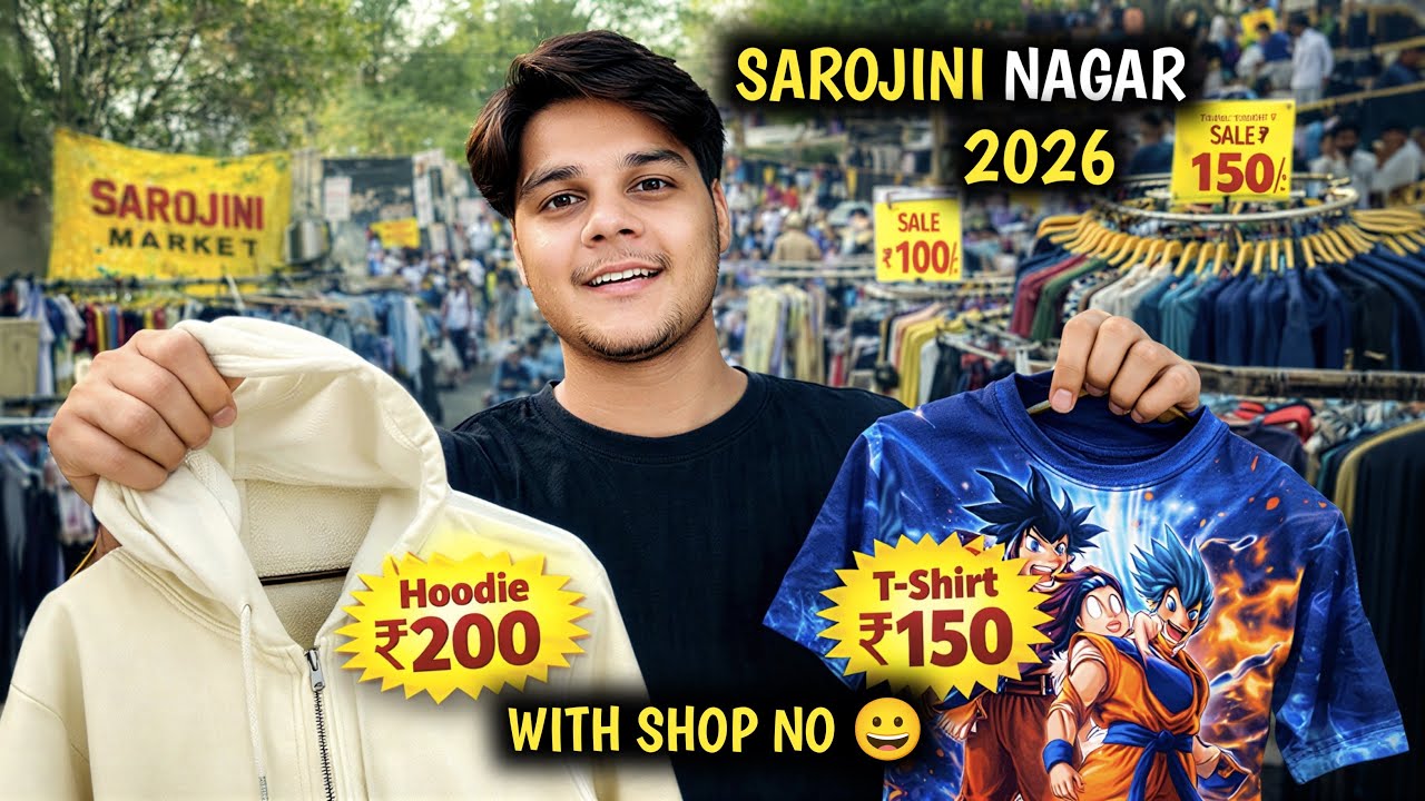 SUMMER COLLECTION 2026🤯| sarojini nagar summer collection for boys | sarojini nagar market open days