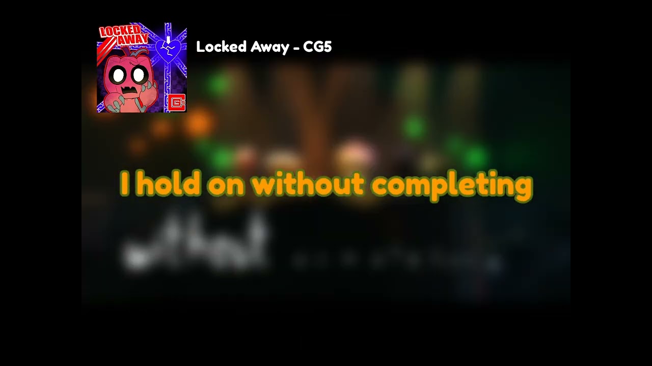 Locked Away - CG5 (Dandy's World Song) Karaoke Version