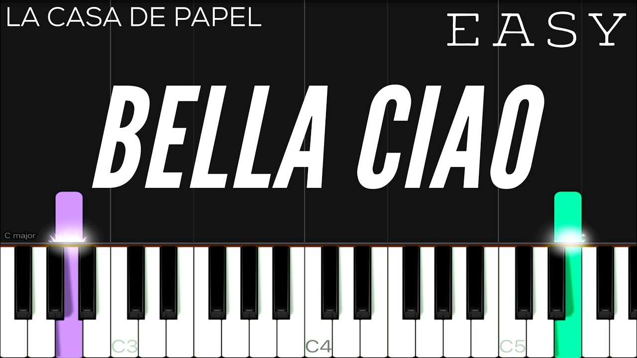La Casa De Papel - Bella Ciao (Money Heist) | EASY Piano Tutorial