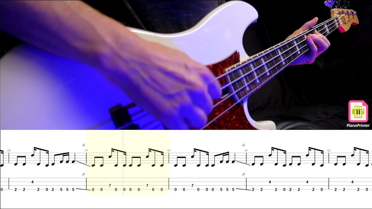 Led Zeppelin - Immigrant Song Bass Cover | Tabs & Sheet Music