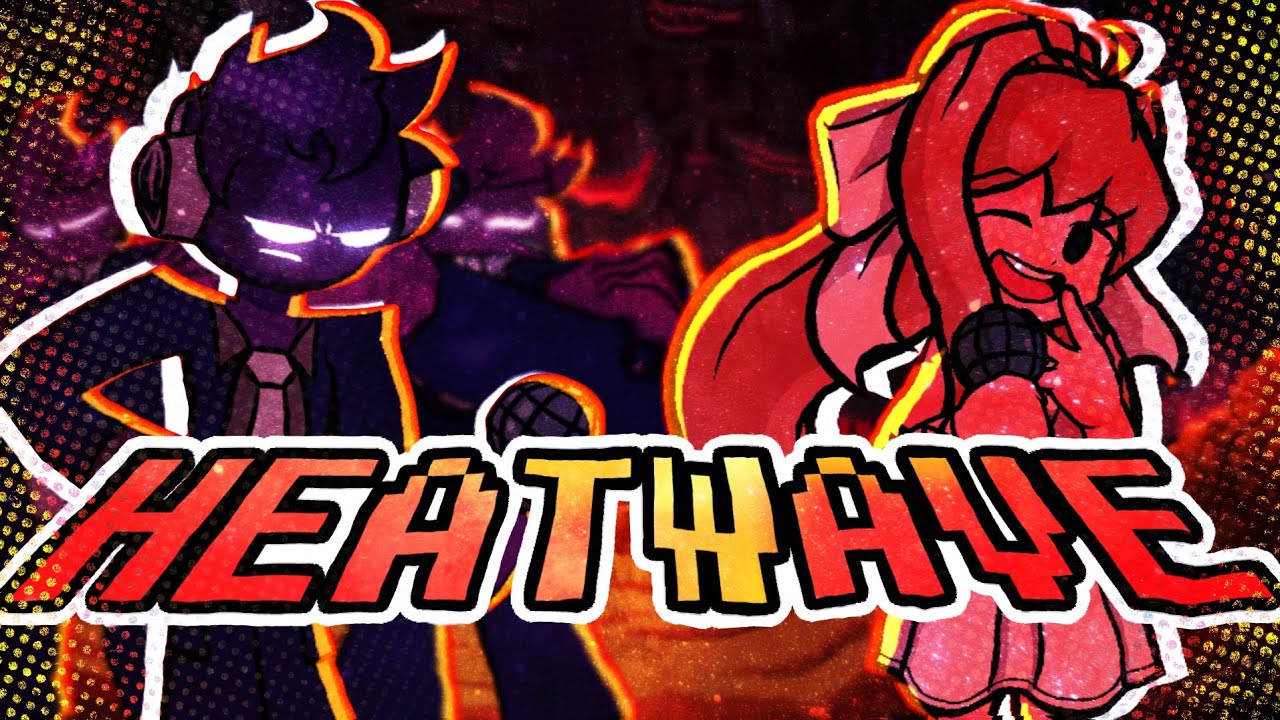 (Playable) Void & Monika sing Heatwave !┃Friday Night Funkin' Cover