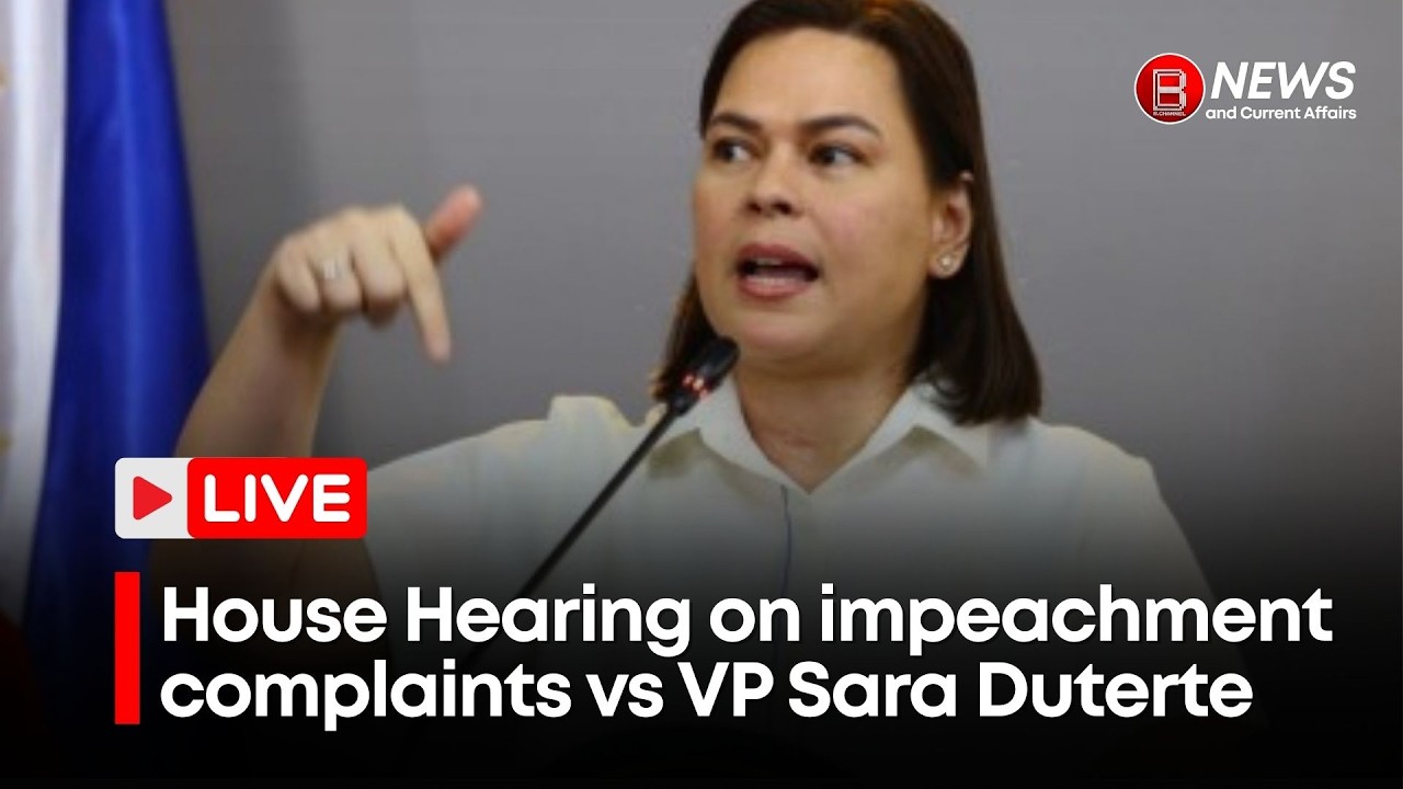 LIVE | House Hearing on impeachment complaints vs VP Sara Duterte, March 2, 2026