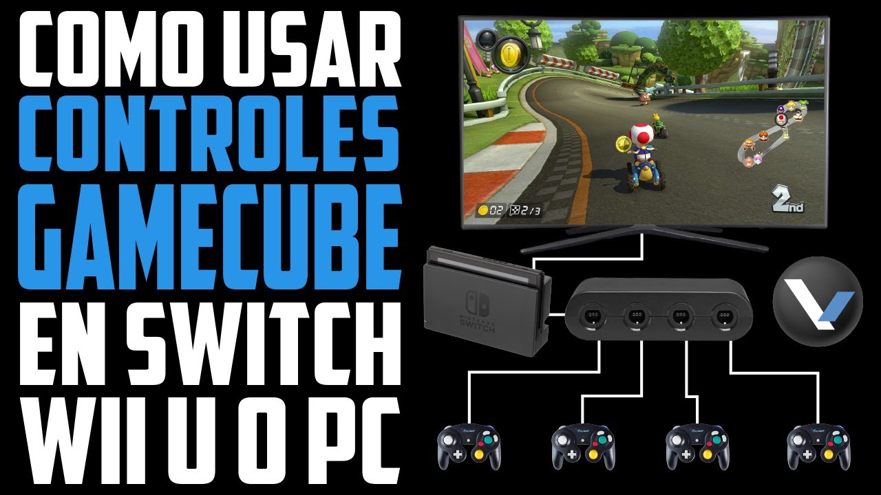 Tutorial: Usa tus controles de GameCube en Nintendo Switch, WiiU, PC o Laptop