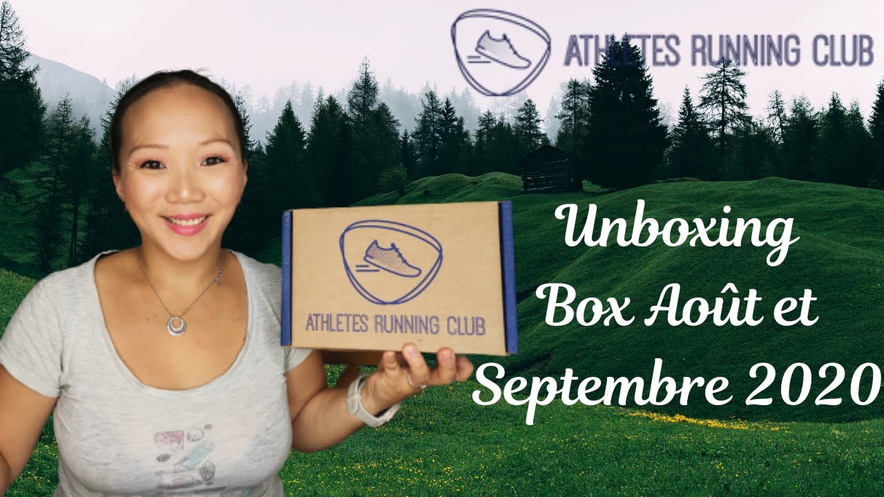 UNBOXING ATHLETES RUNNING CLUB AO&Ucirc;T ET SEPTEMBRE 2020