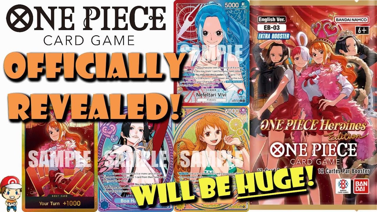 EB-03 (English Version) Officially Revealed! Heroines Edition! This Set is HUGE! (One Piece TCG News