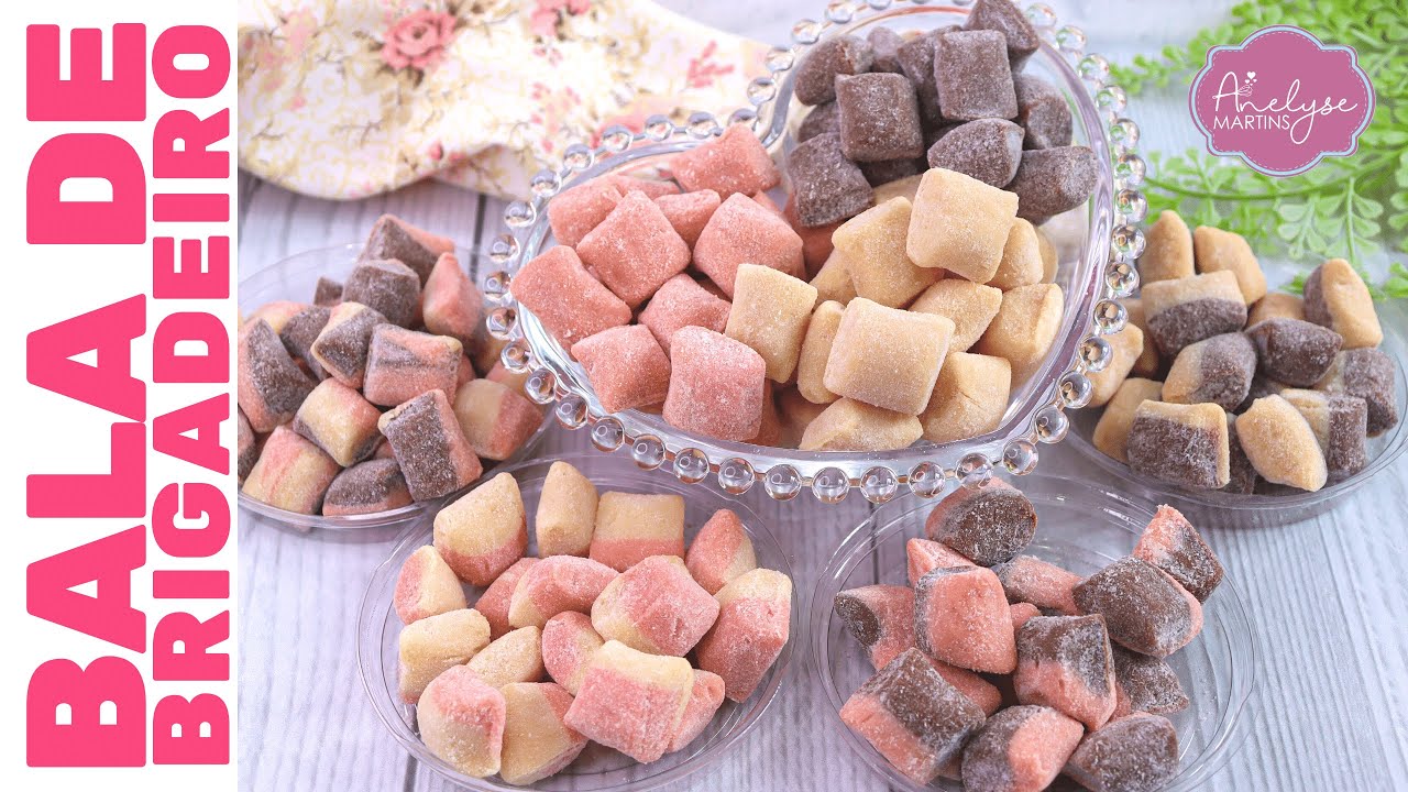 É BALA OU BRIGADEIRO? | Esse doce é a combinação perfeita de SABOR e BELEZA! SETE opções de SABORES!