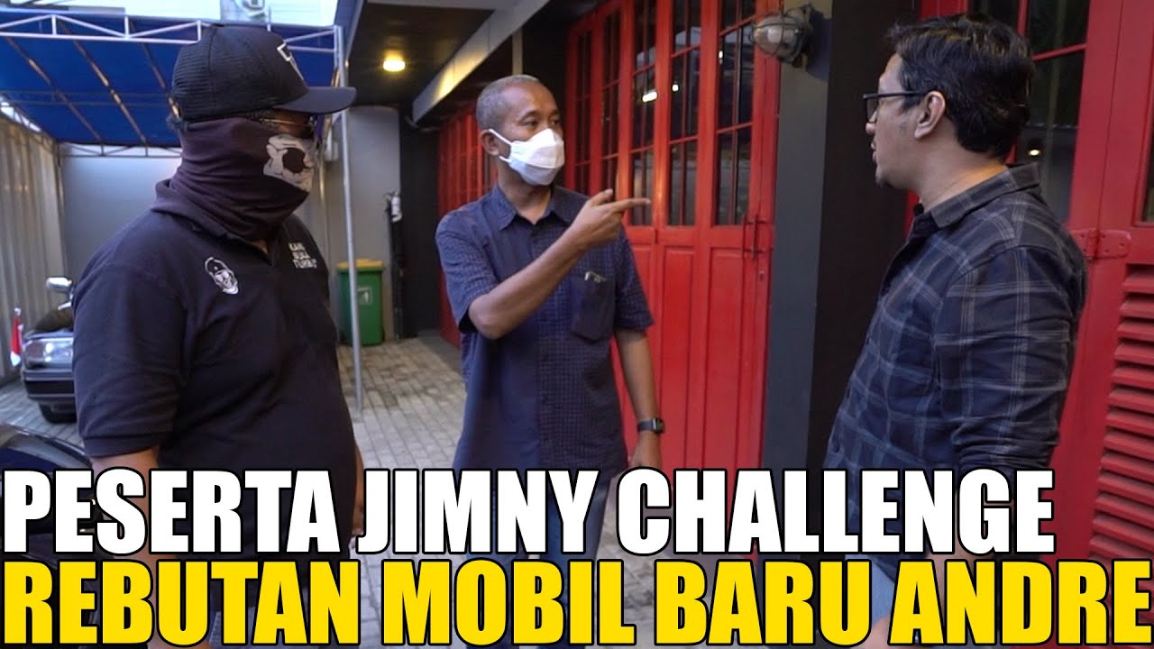 PESERTA JIMNY CHALLENGE REBUTAN MOBIL JEEP KLASIK.. ANDRE PILIH YANG BAYAR PALING MAHAL