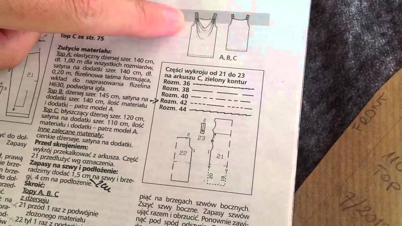 Letnia Szkoła Szycia - Top z dzianiny - cz. 16