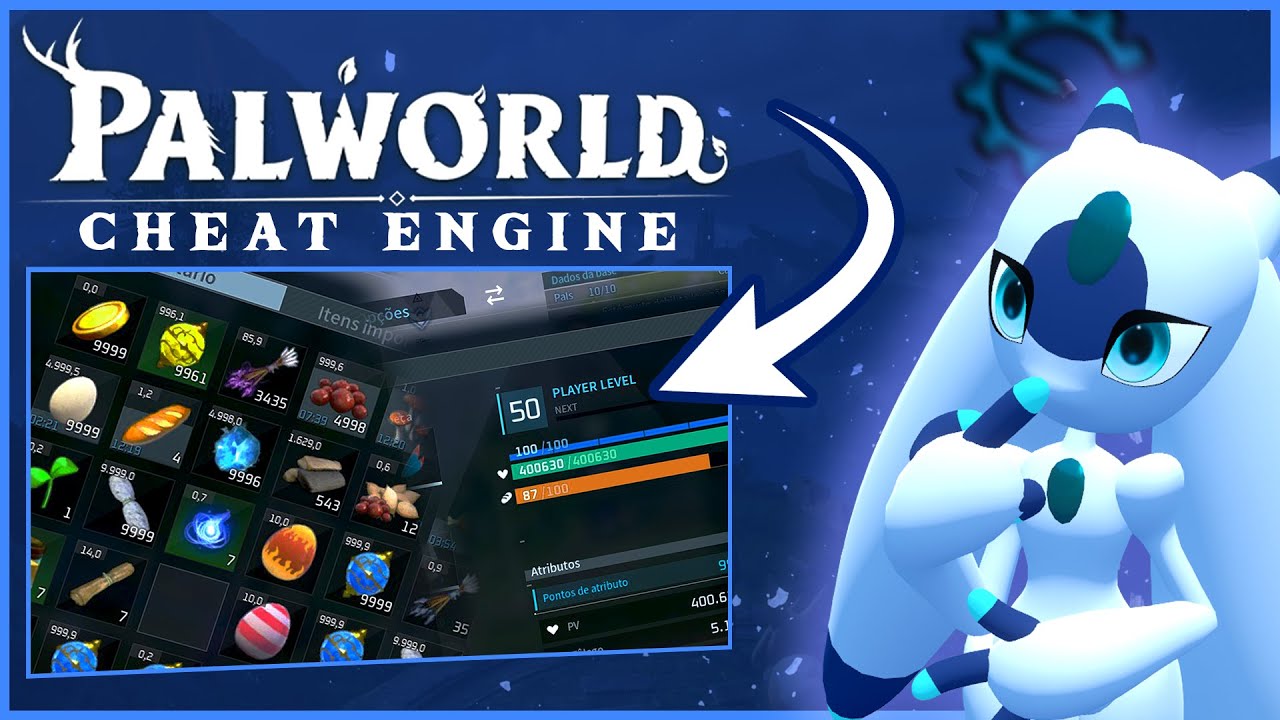 COMO HACKEAR O JOGO PALWORLD COM CHEAT ENGINE (OFFLINE)