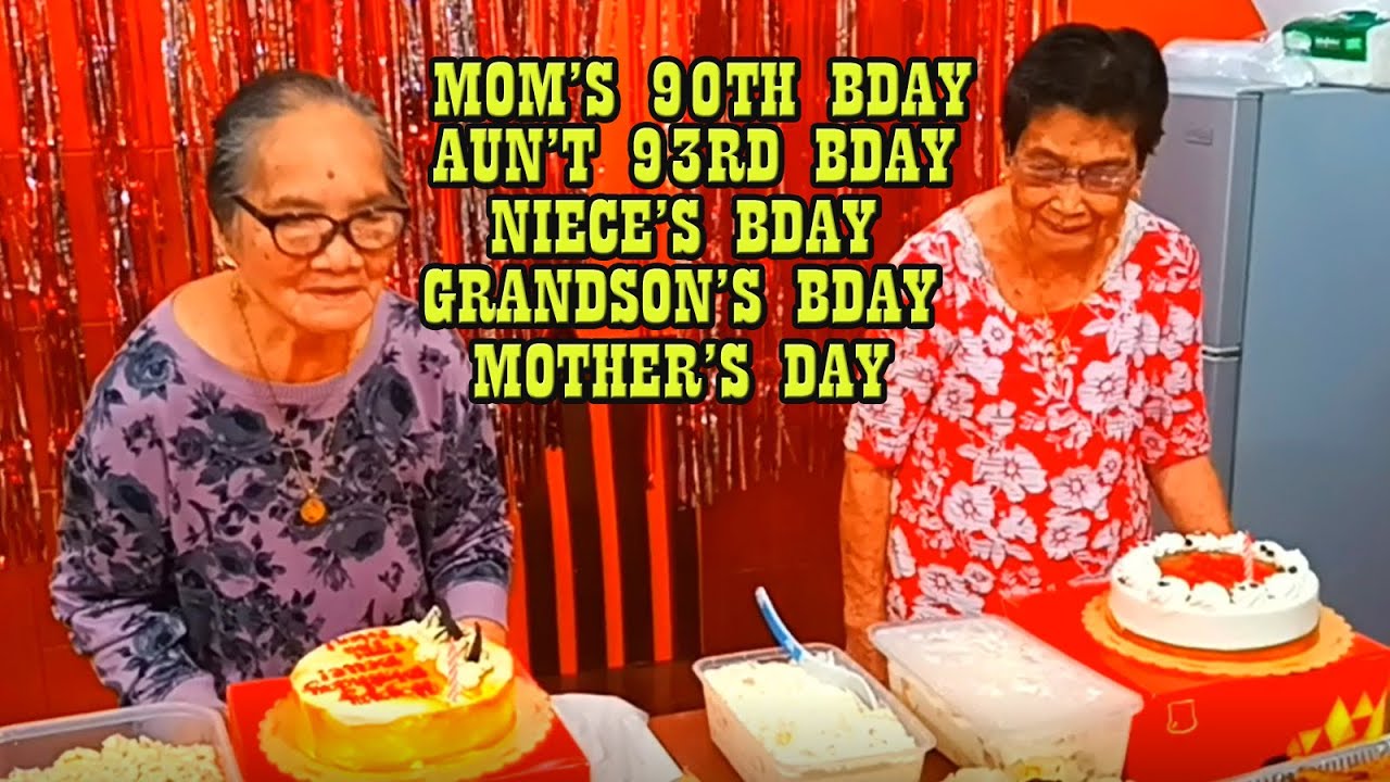 FAMILY CELEBRATIONS | MOM'S 90TH BDAY / AUNT'S 93 BDAY | NIECE'S BDAY | GRANSON'S B-DAY #Kadyo TV