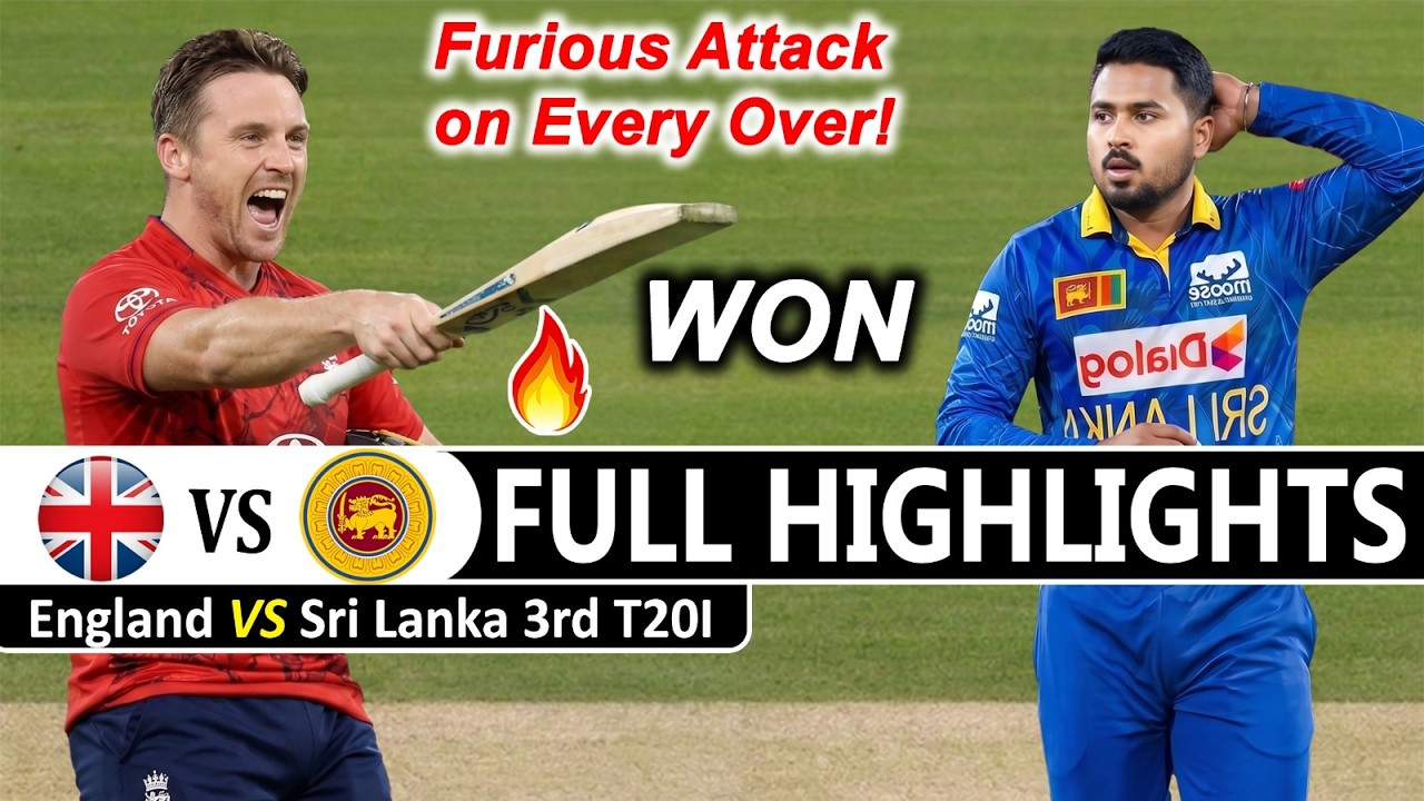 SL vs ENG 3rd T20 Match Full Highlights 2026 | Sri Lanka vs England